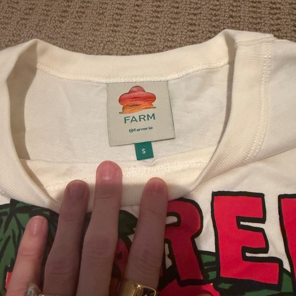 Farm Rio Red Color Therapy Tee - Picture 3 of 4